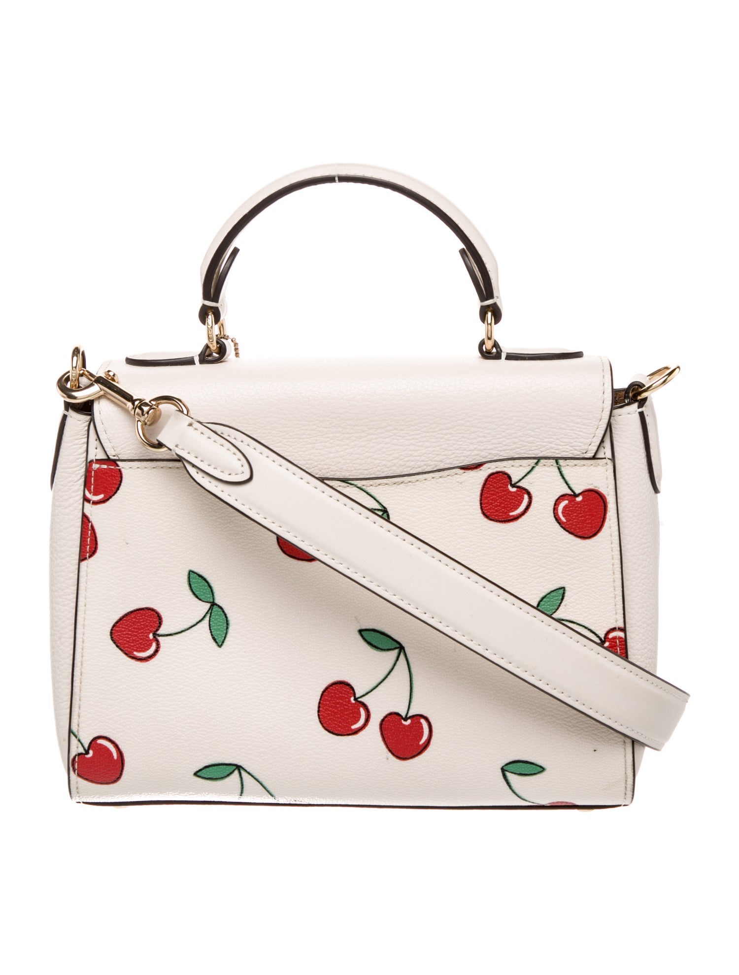 Coach Leather Top Handle Bag